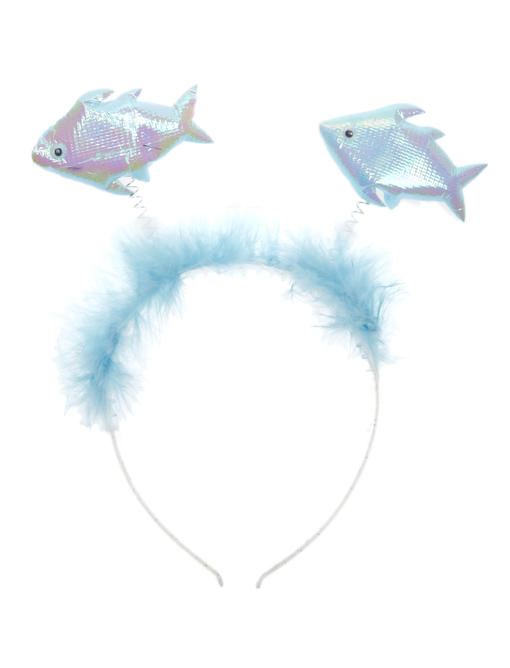 Haarreif Fische blau