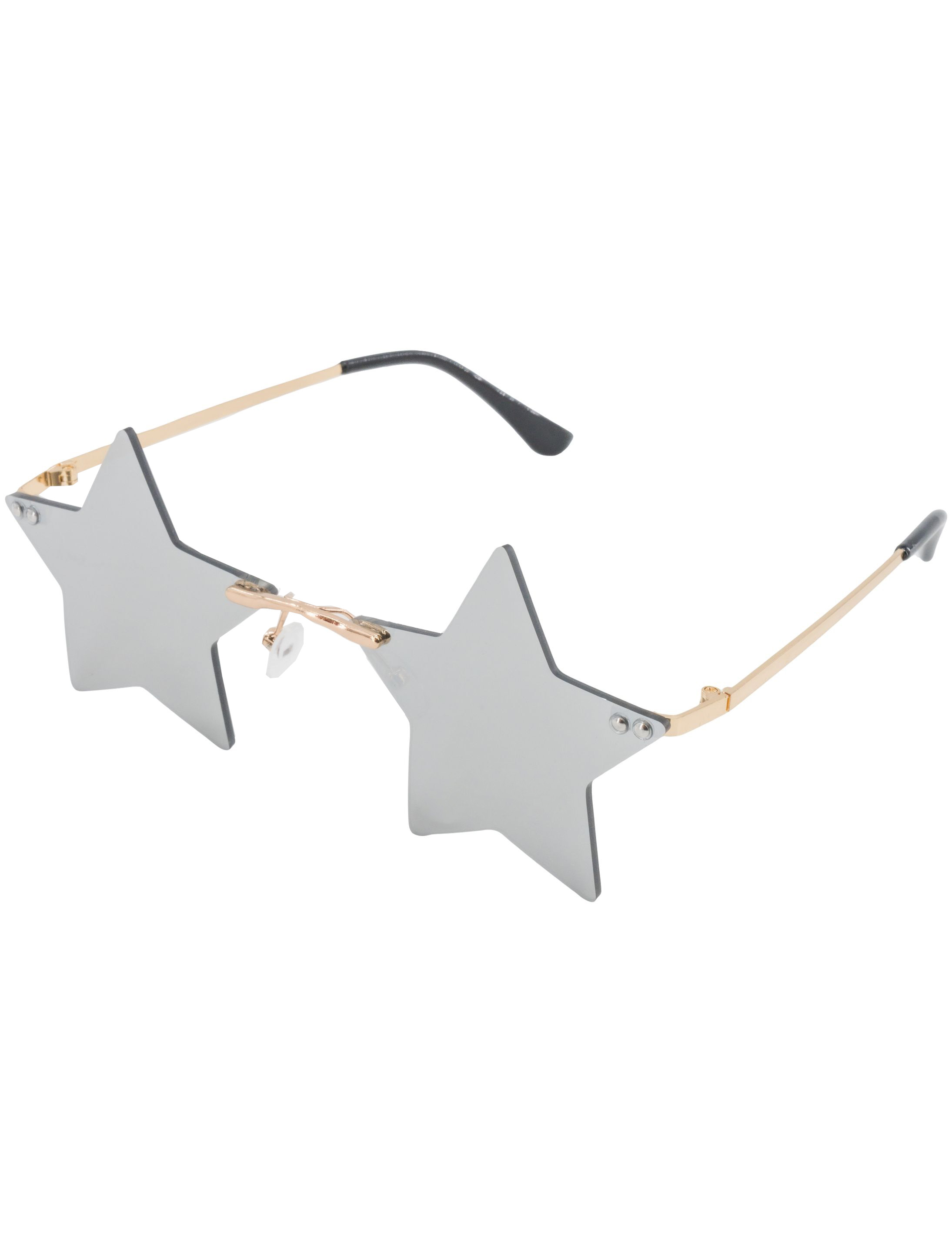 Brille Stern grau Brille Stern grau