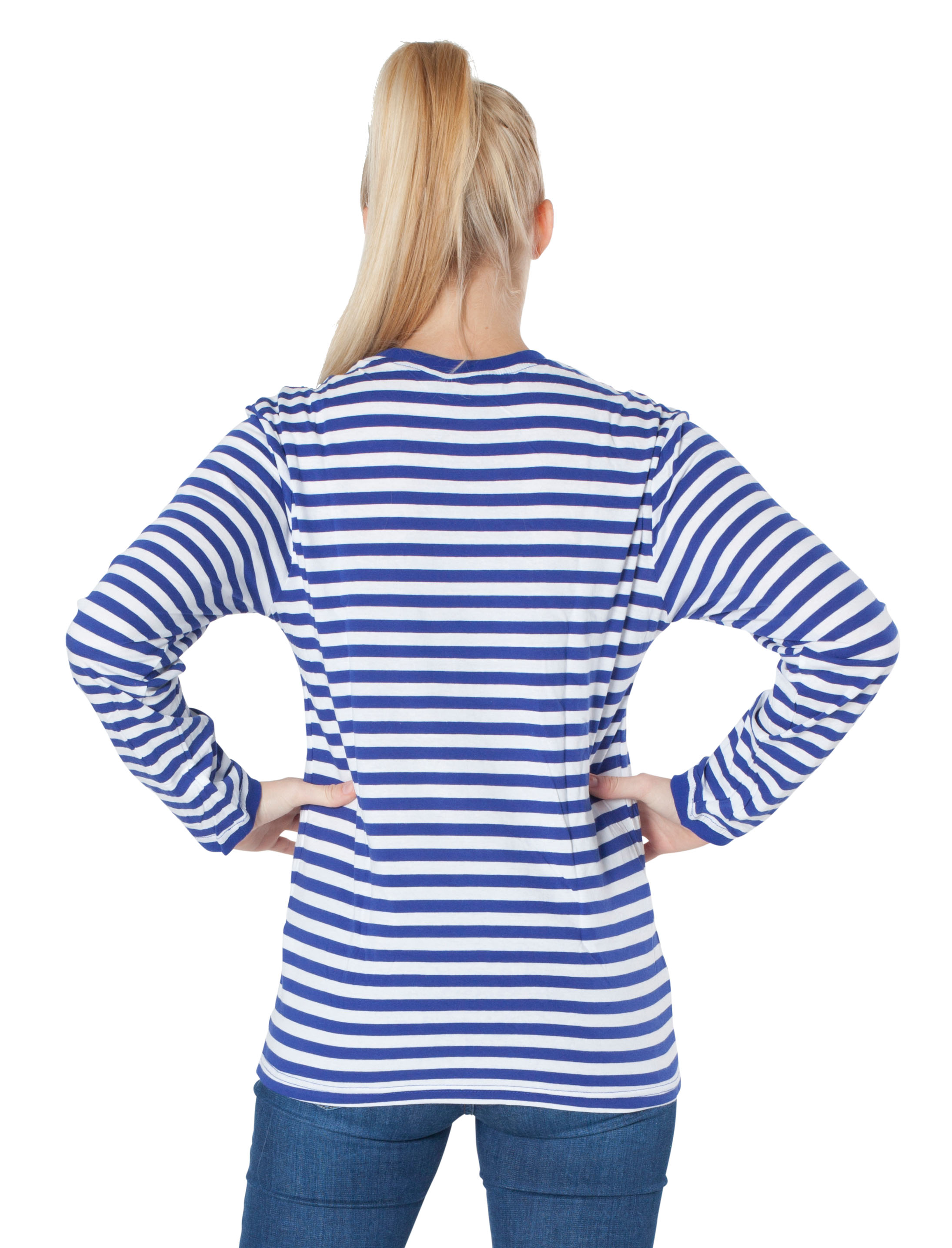 Ringelpulli langarm blau/weiß XL Ringelpulli langarm blau/weiß XL