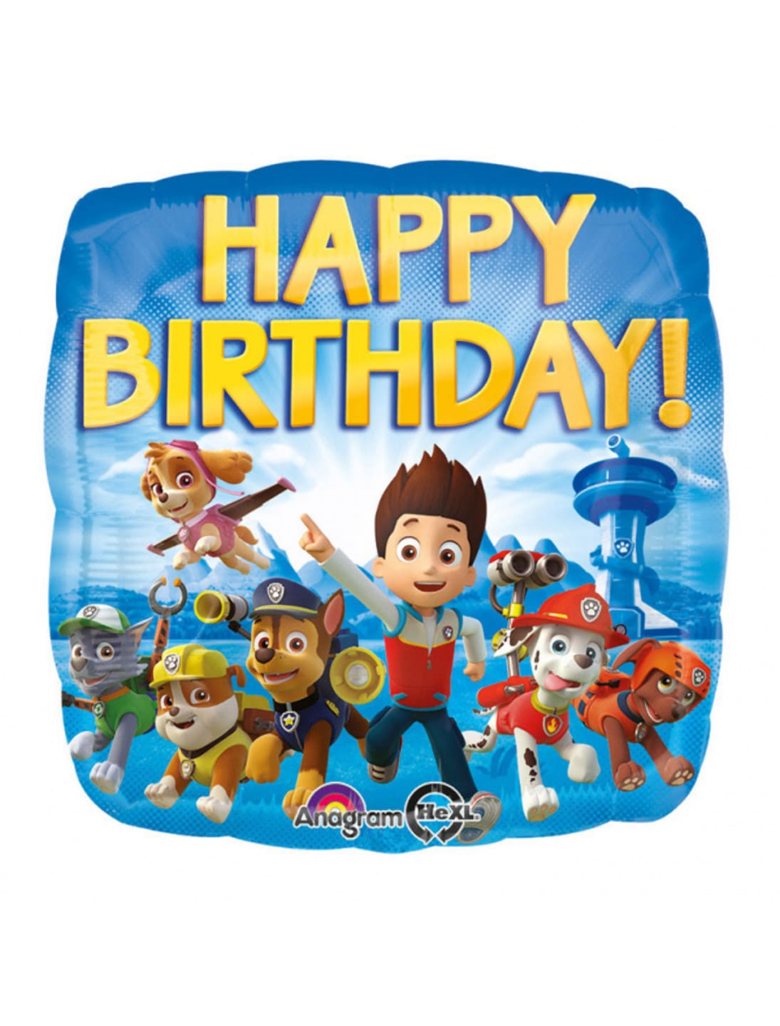 Folienballon Paw Patrol Happy Birthday S