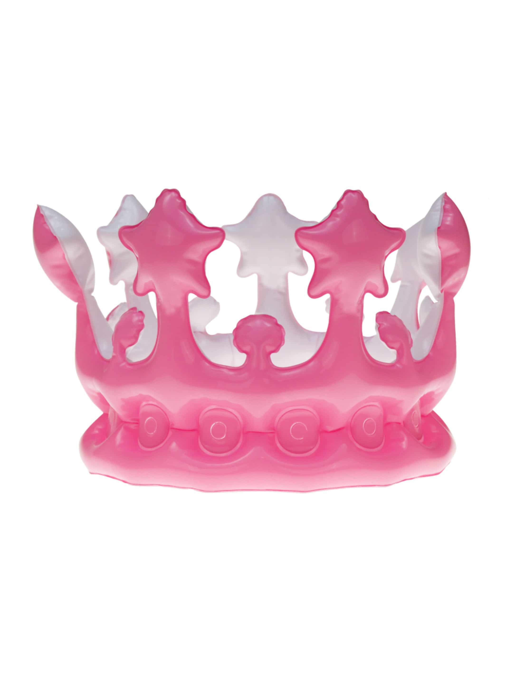 Aufblasbare Krone pink Aufblasbare Krone pink