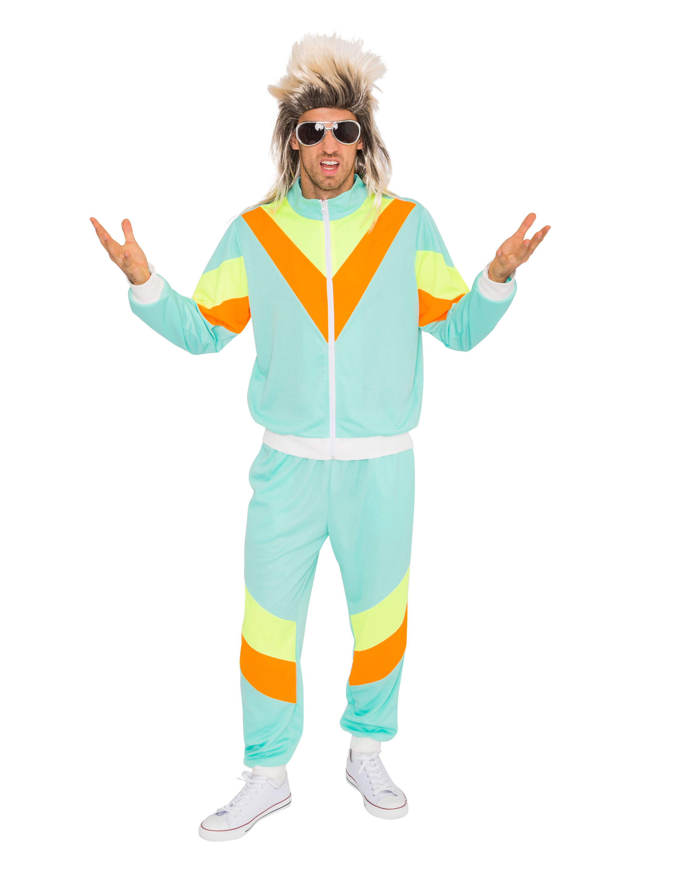 Jogginganzug Herren 2-tlg. blau L/XL