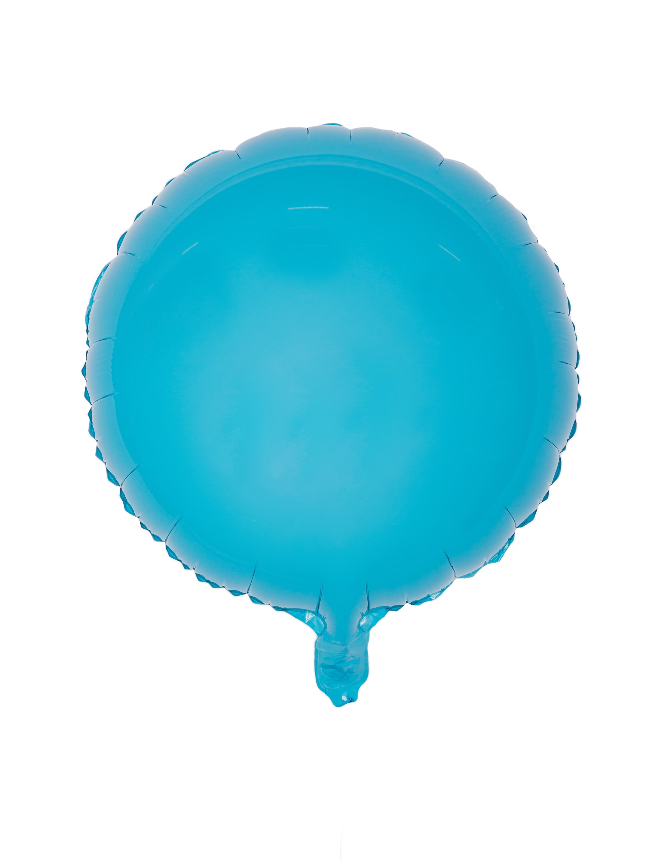 Folienballon rund hellblau S