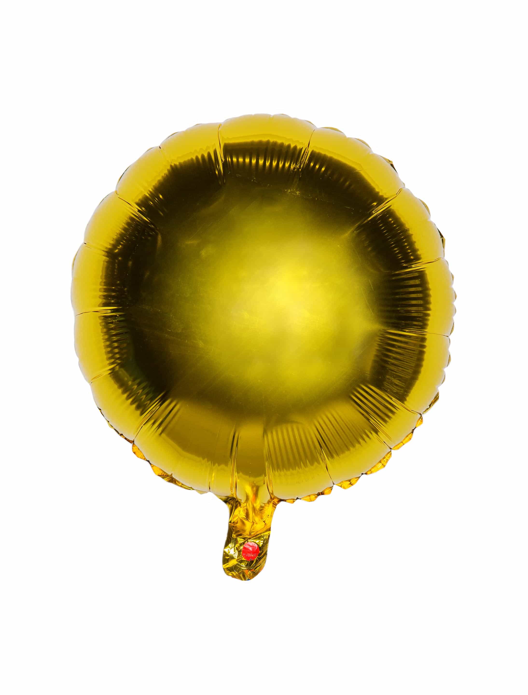 Folienballon rund gold S Folienballon rund gold S