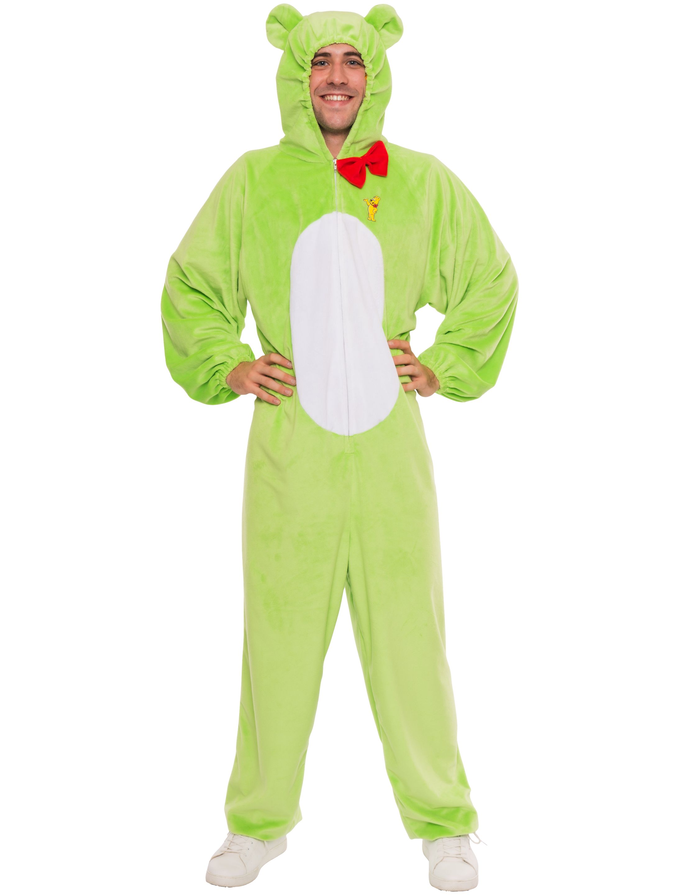 Overall HARIBO Goldbären Plüsch grün L/XL Overall HARIBO Goldbären Plüsch grün L/XL