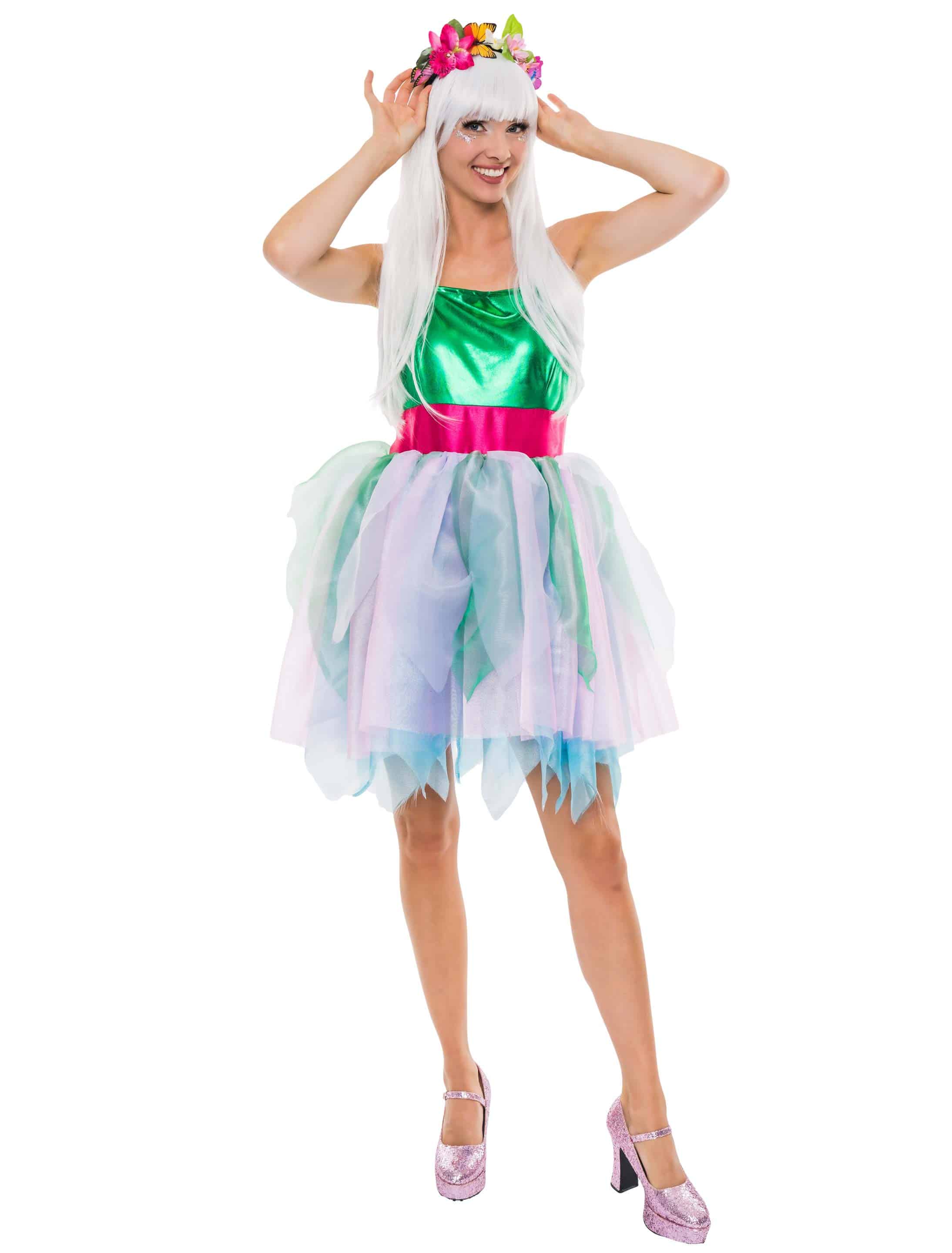 Trägerkleid Nymphe Damen bunt XL Trägerkleid Nymphe Damen bunt XL