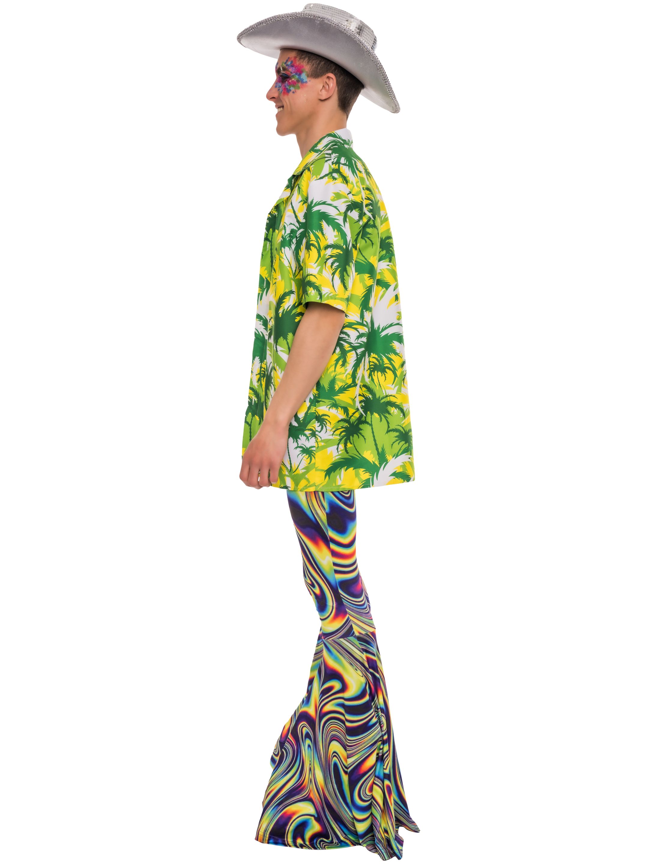 Hawaiihemd Herren Herren grün 3XL