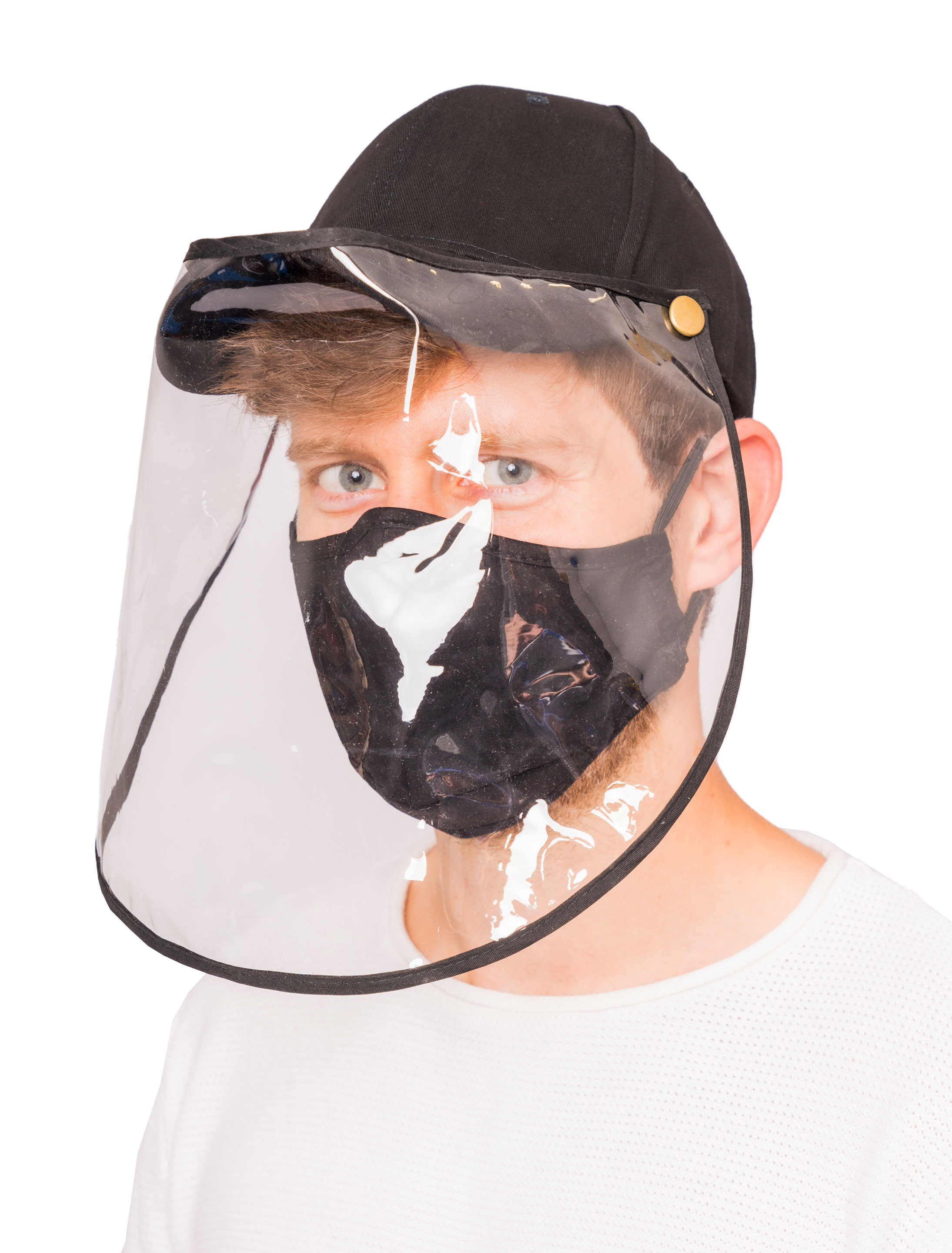 Baseball Cap mit Gesichtsvisier Baseball Cap mit Gesichtsvisier
