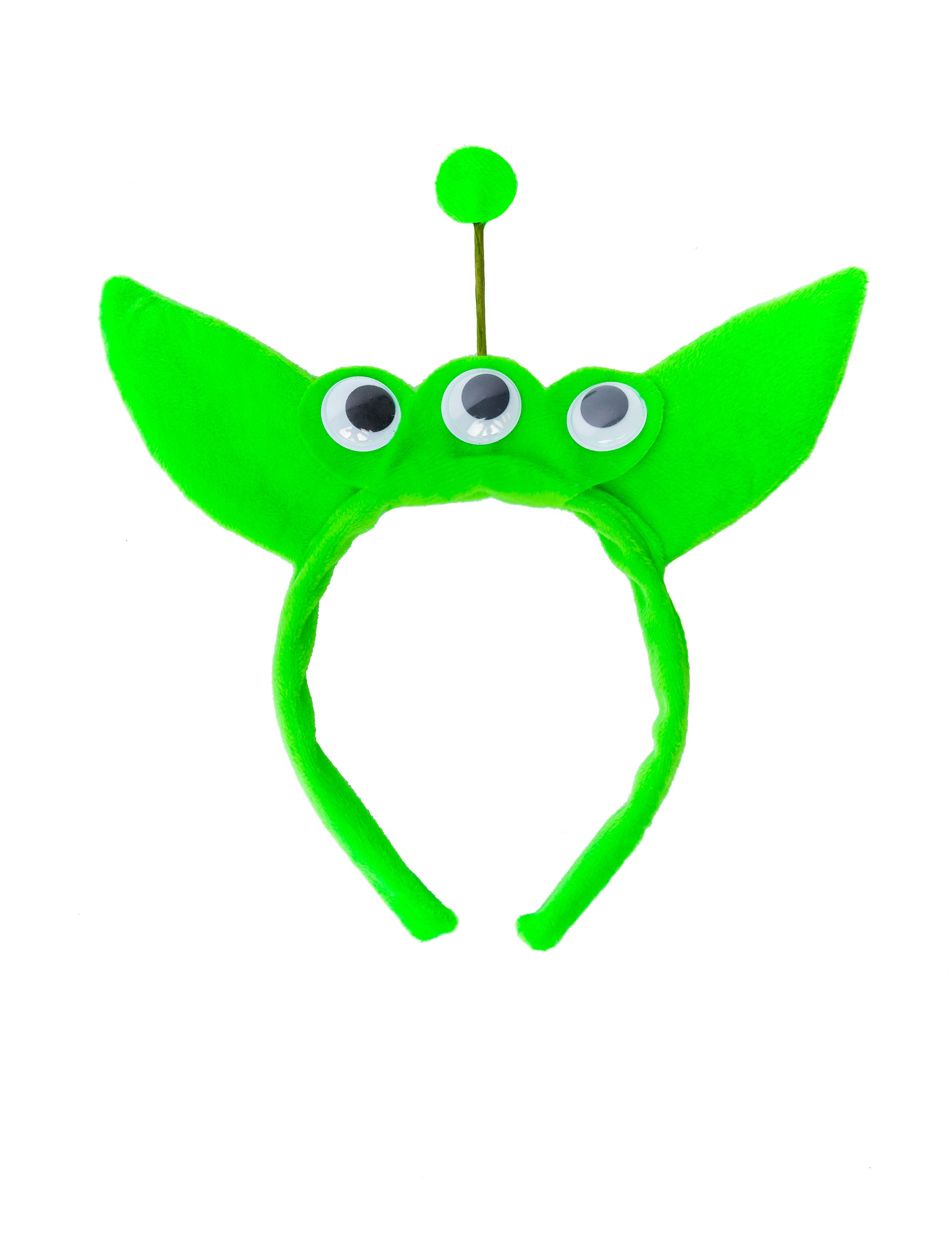Haarreif Außerirdischer mit 3 Augen grün