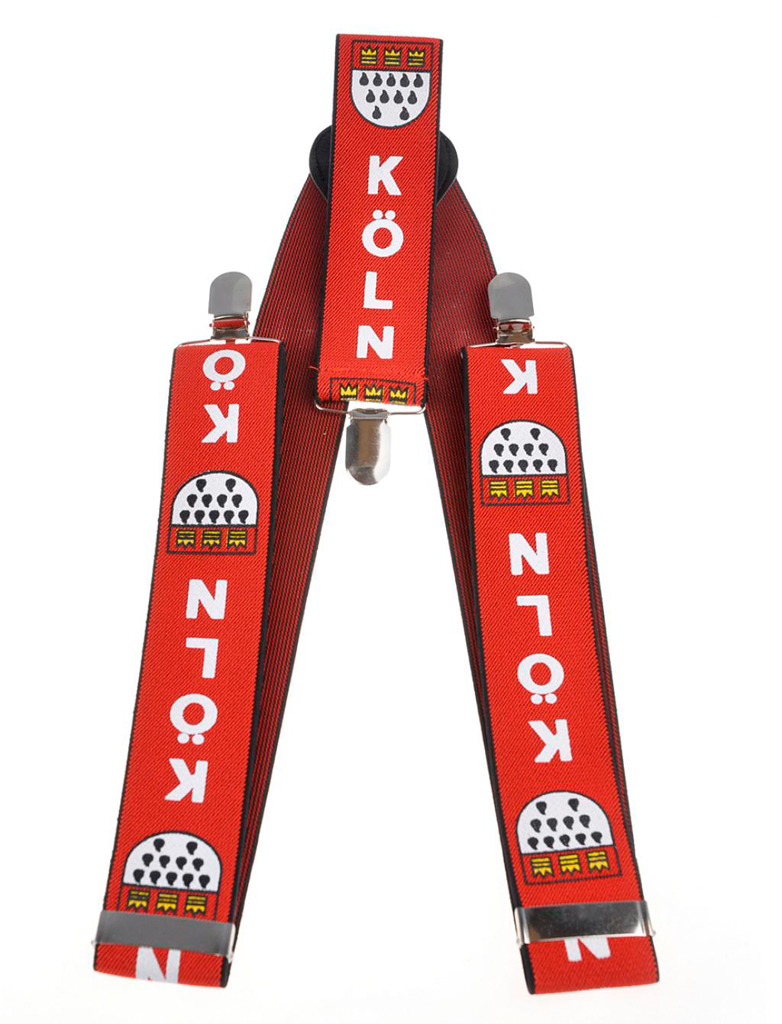 Hosenträger Kölner Wappen