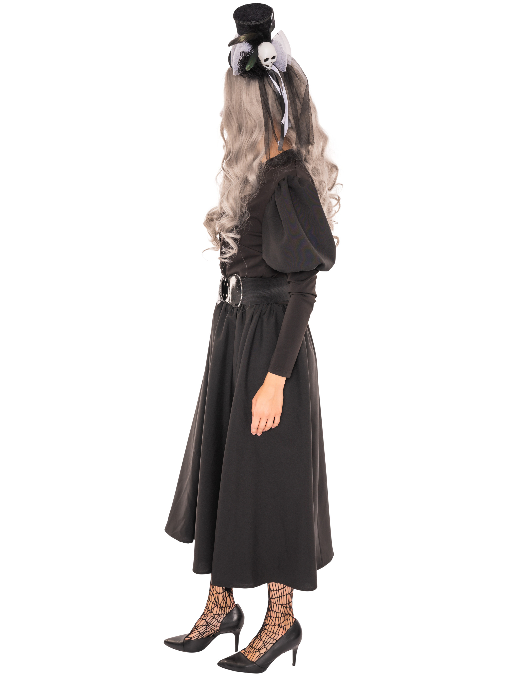 Kleid Kamee lang schwarz XL