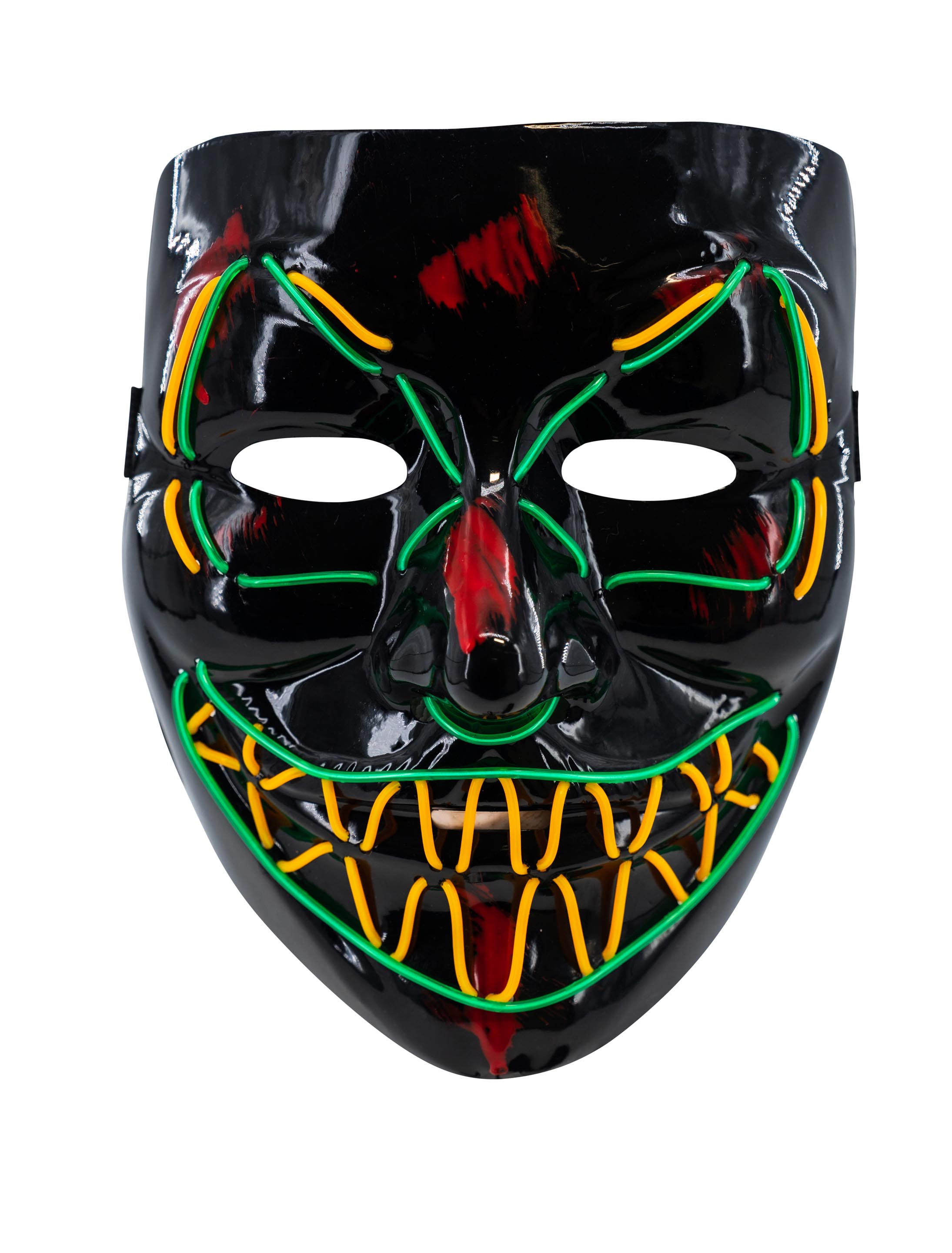 LED Maske Anonym bunt