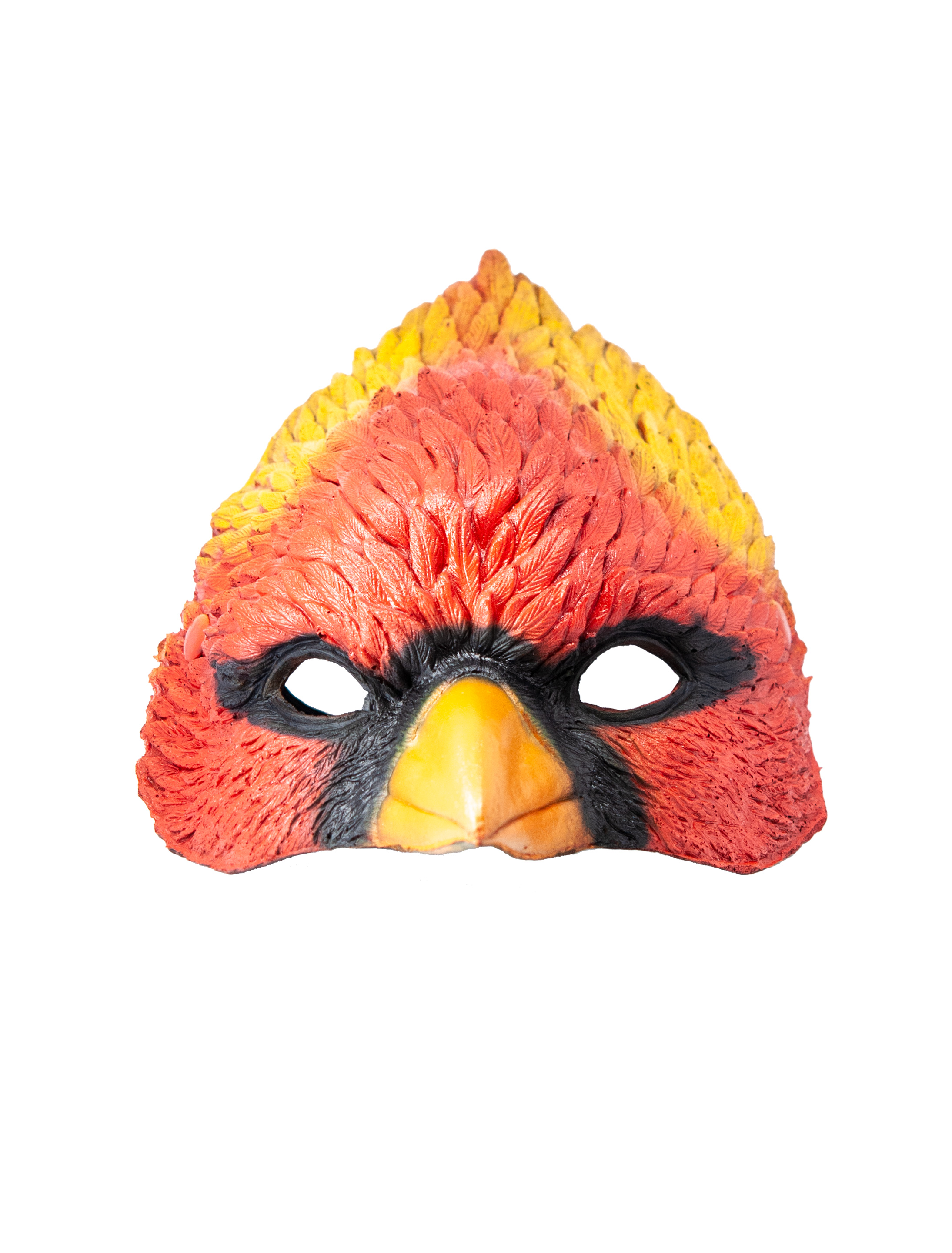 Maske Vogel rot