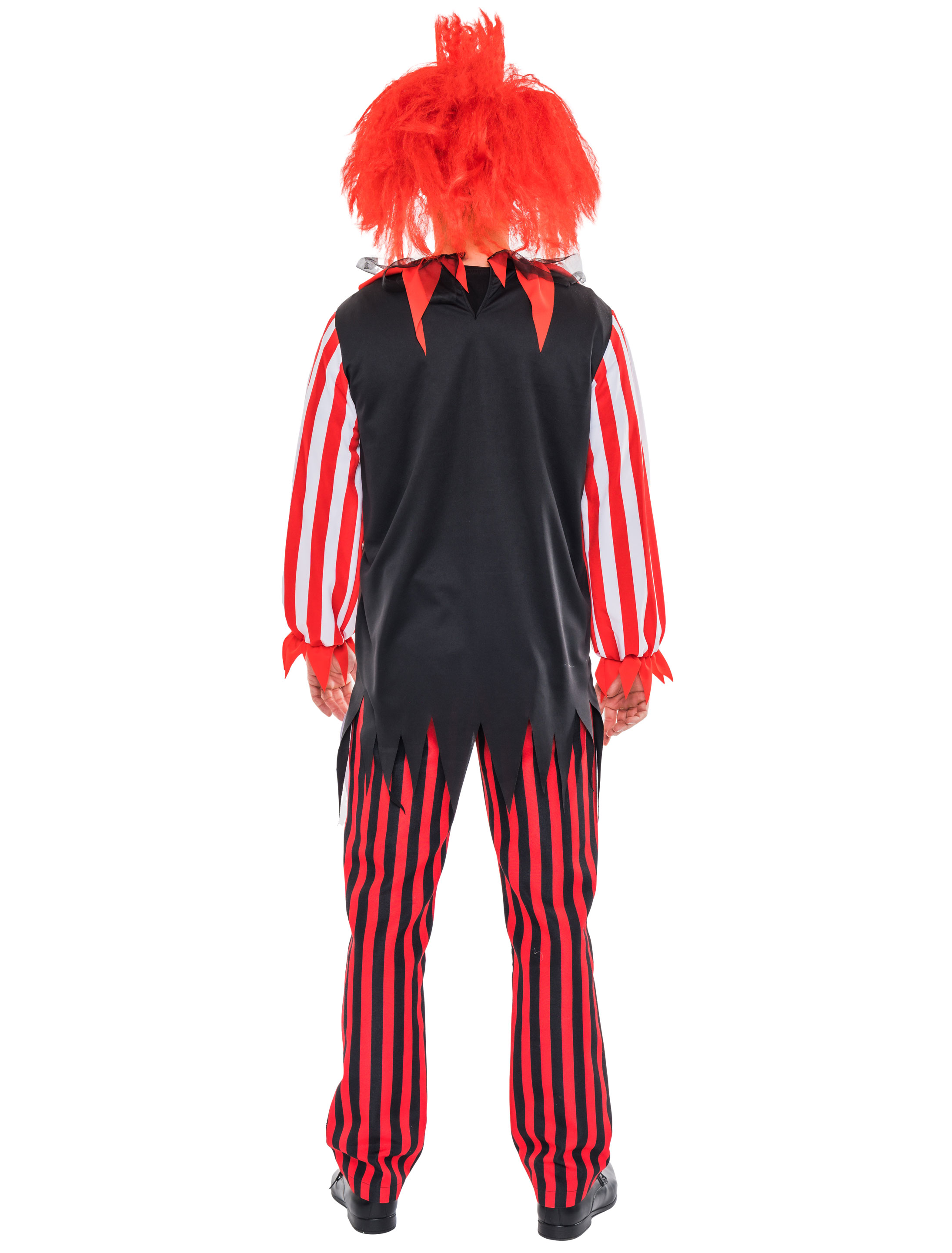 Shirt Gruselclown Herren schwarz/weiß/rot S-M Shirt Gruselclown Herren schwarz/weiß/rot S-M
