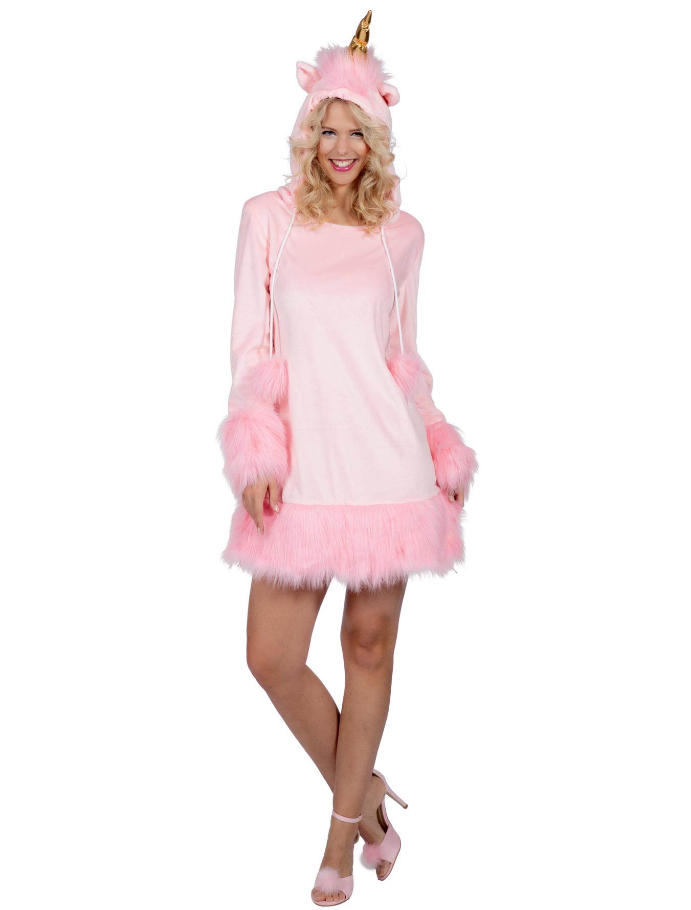 Kleid Einhorn Damen rosa 38/40 Kleid Einhorn Damen rosa 38/40