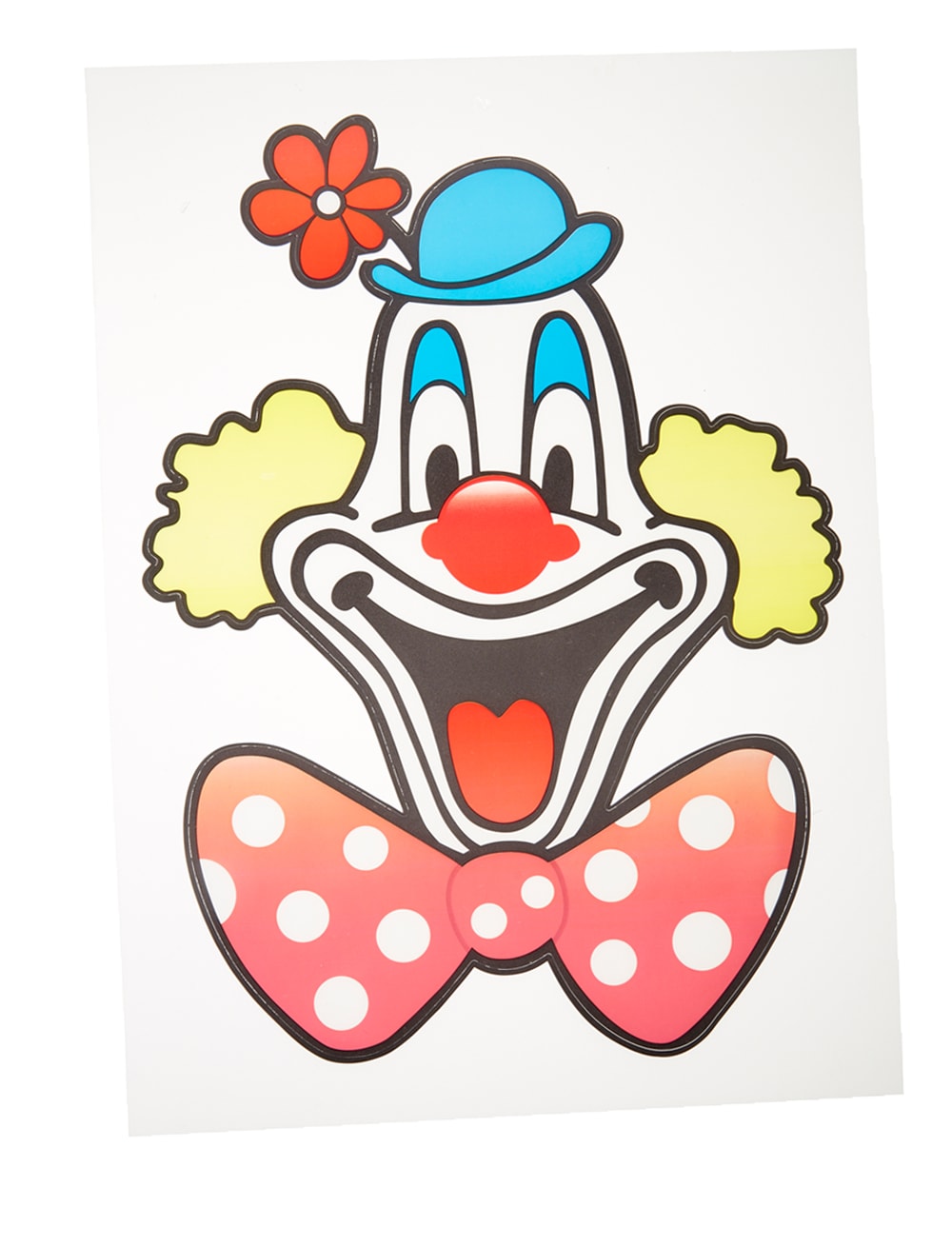 Fensterbild Deiters Clown 30cm Fensterbild Deiters Clown 30cm