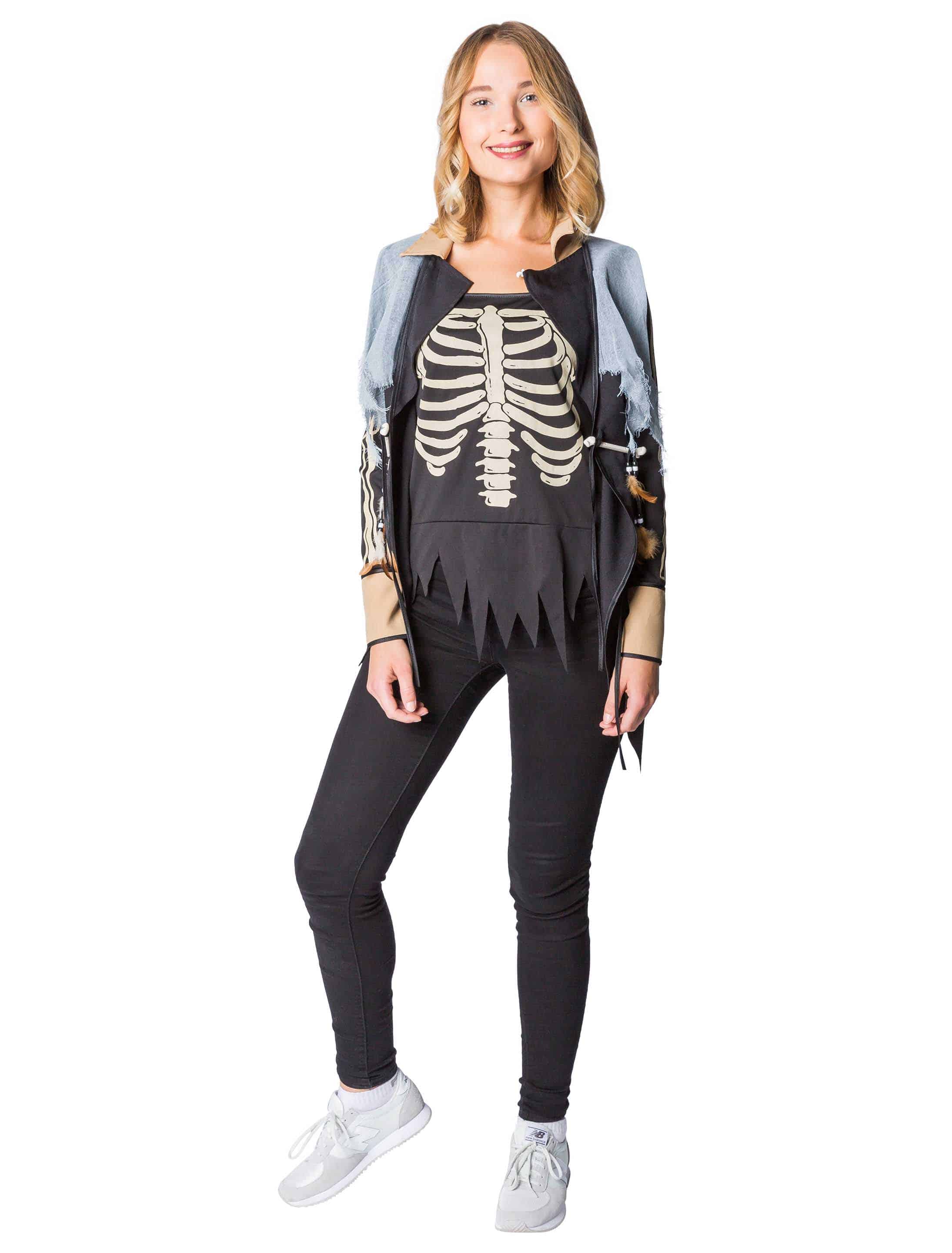Top Skelett Damen 34