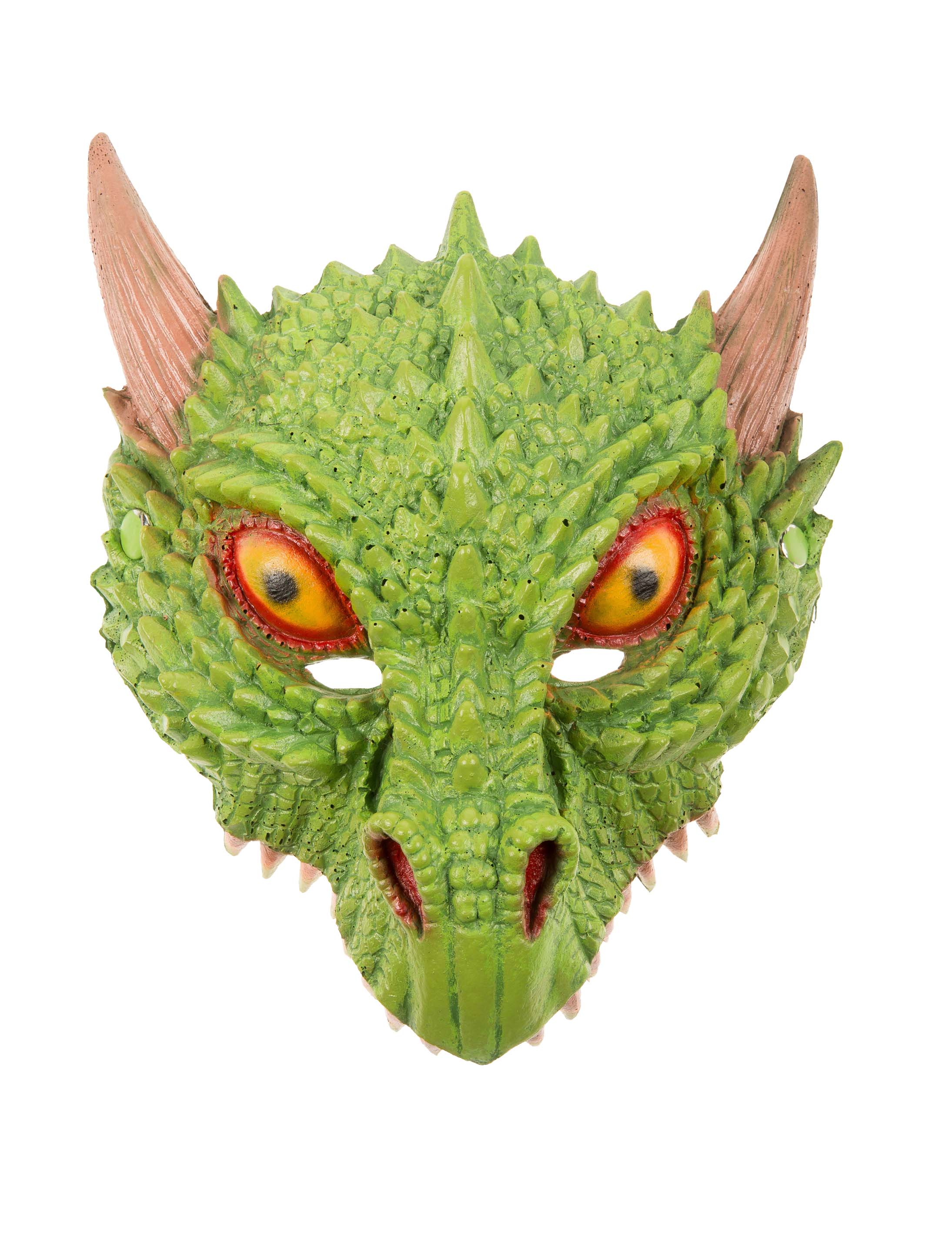 Maske Dinosaurier grün