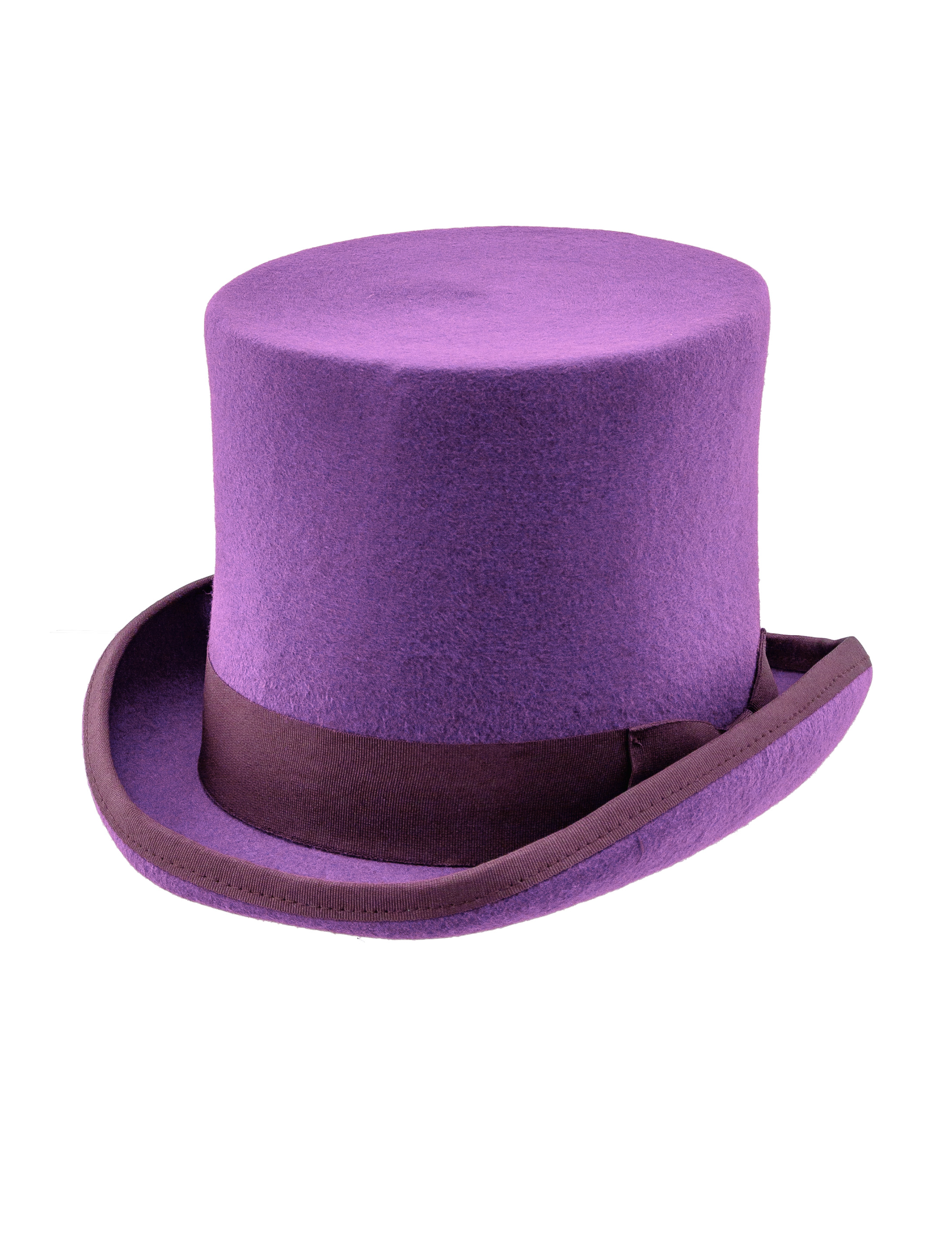 Zylinder Wollfilz Herren violett 61 Zylinder Wollfilz Herren violett 61