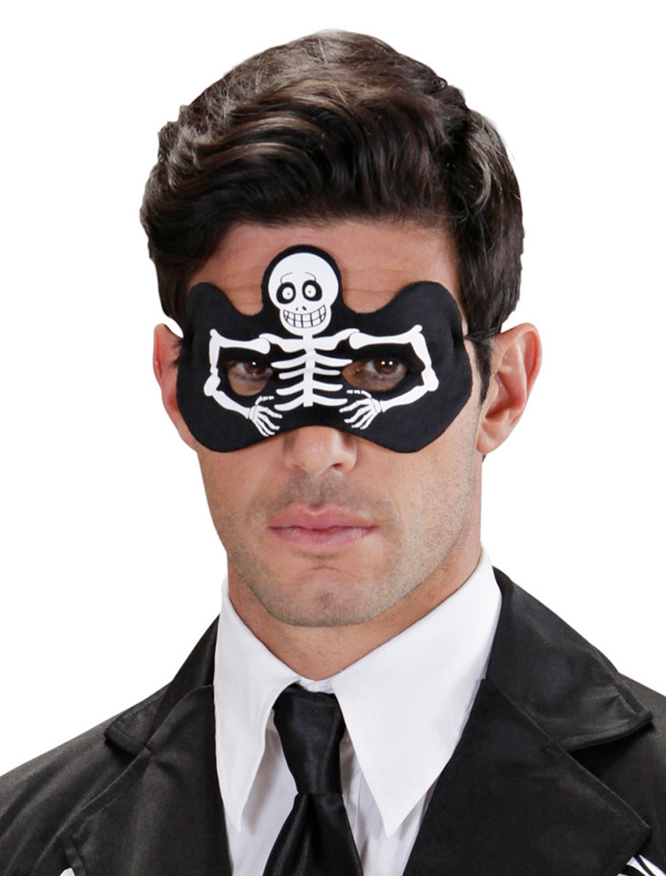 Augenmaske mit Skelett