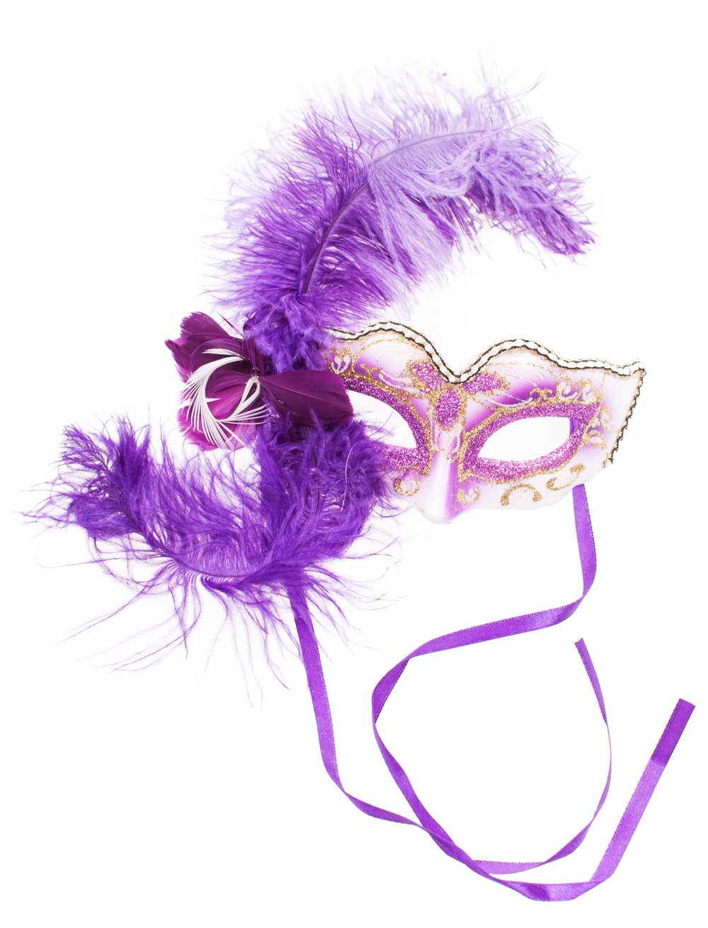 Maske Venice lila