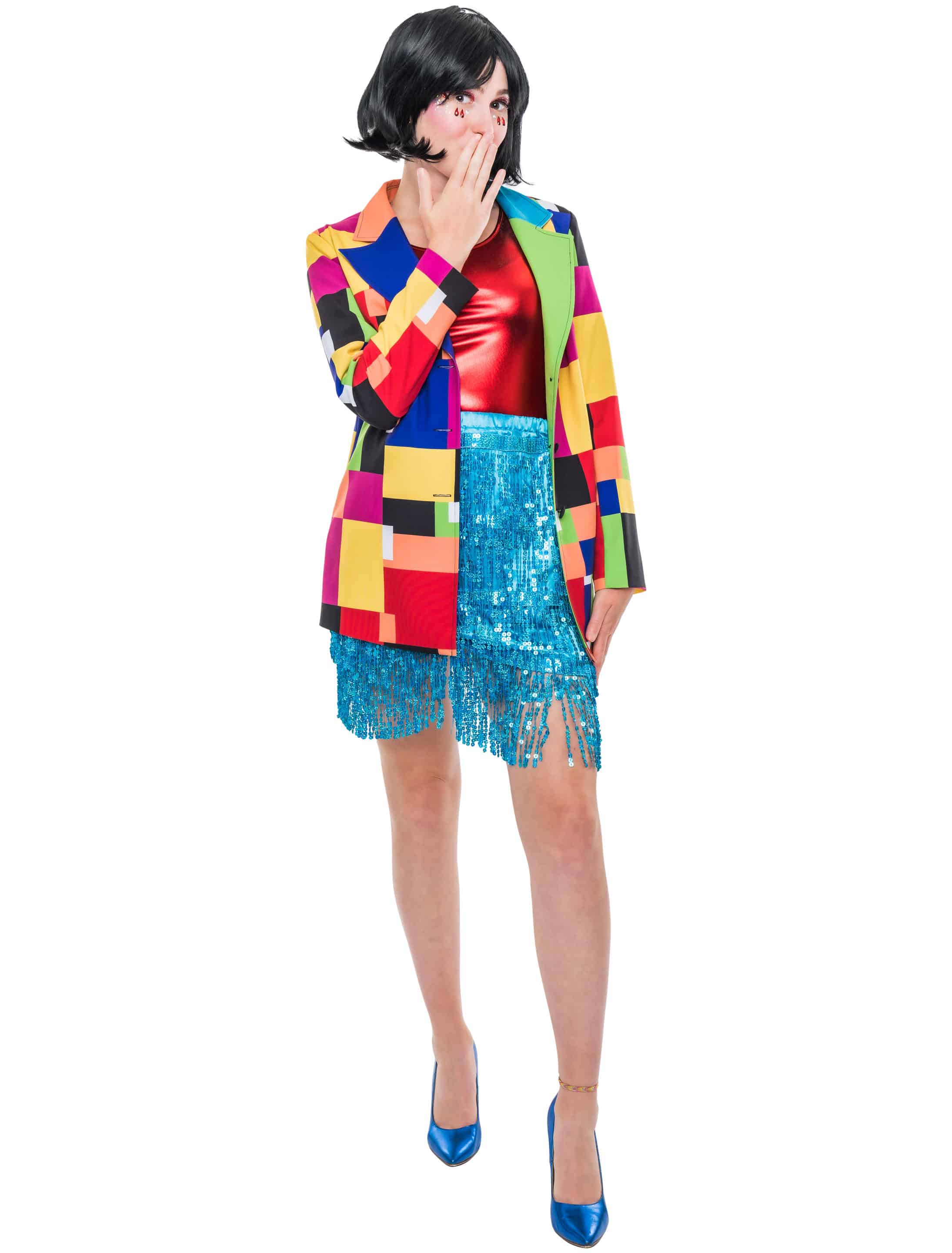 Jacke Karos Damen rainbow 4XL Jacke Karos Damen rainbow 4XL
